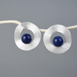 ARETES ÓRBITA AZUL