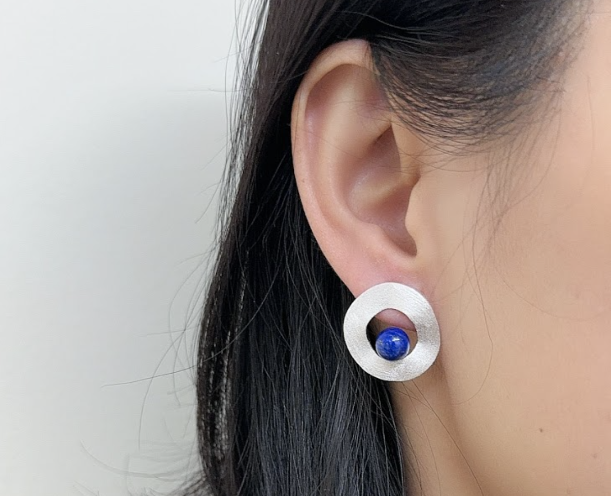 ARETES ÓRBITA AZUL - Imagen 2